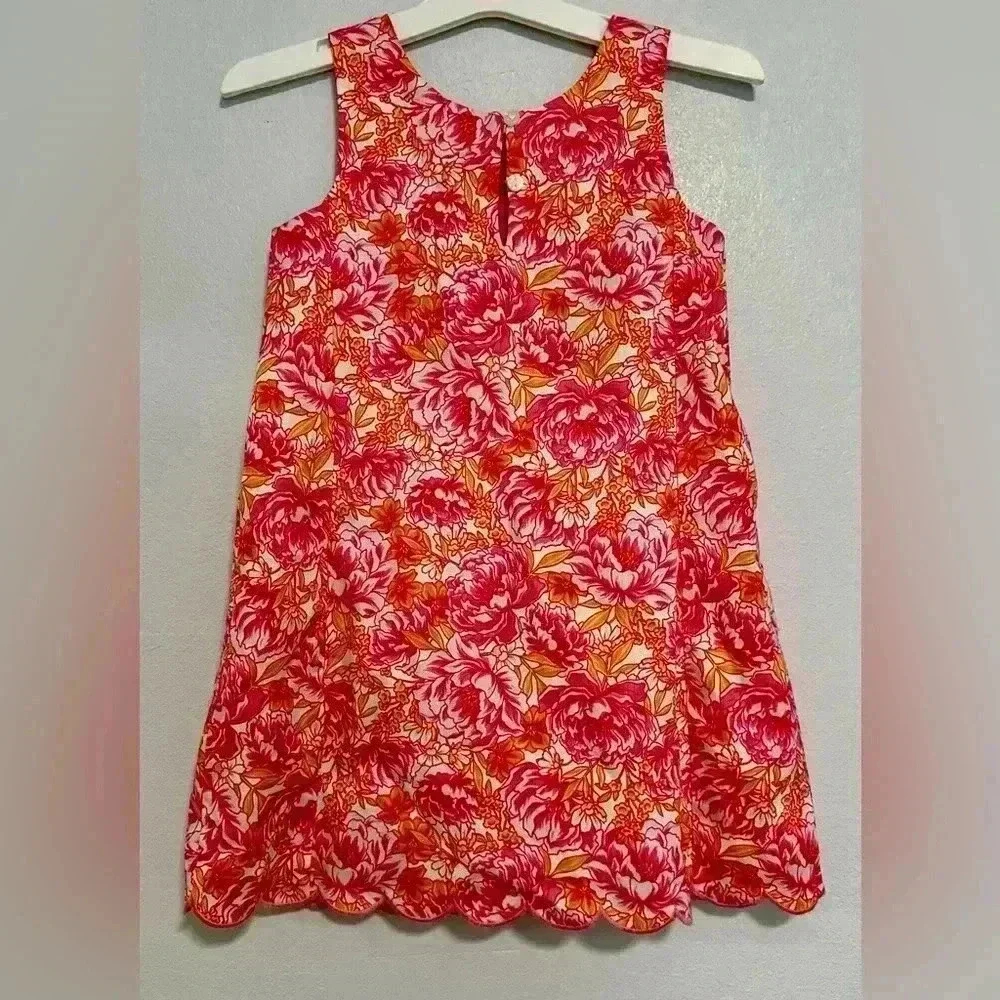 Tommy Bahama Girls Size 6 floral flower Shift Dress